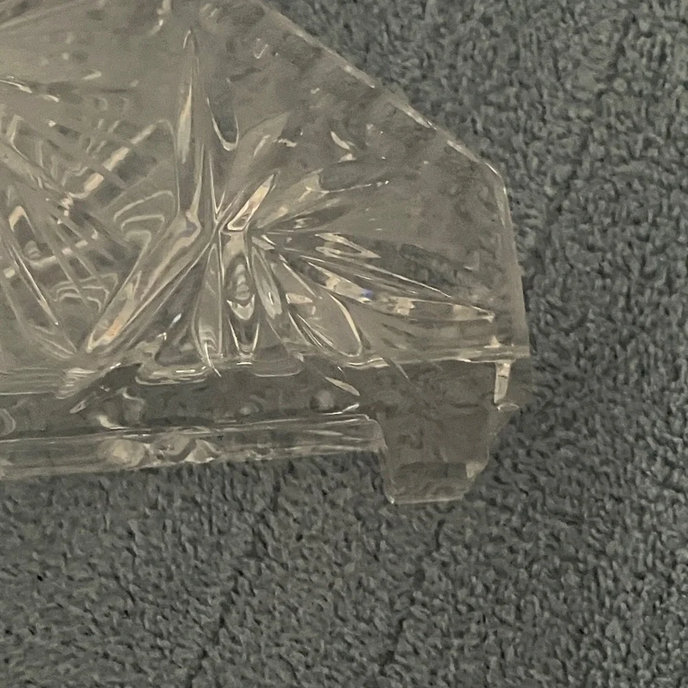 vintage Czech Lead Crystal vintage cut